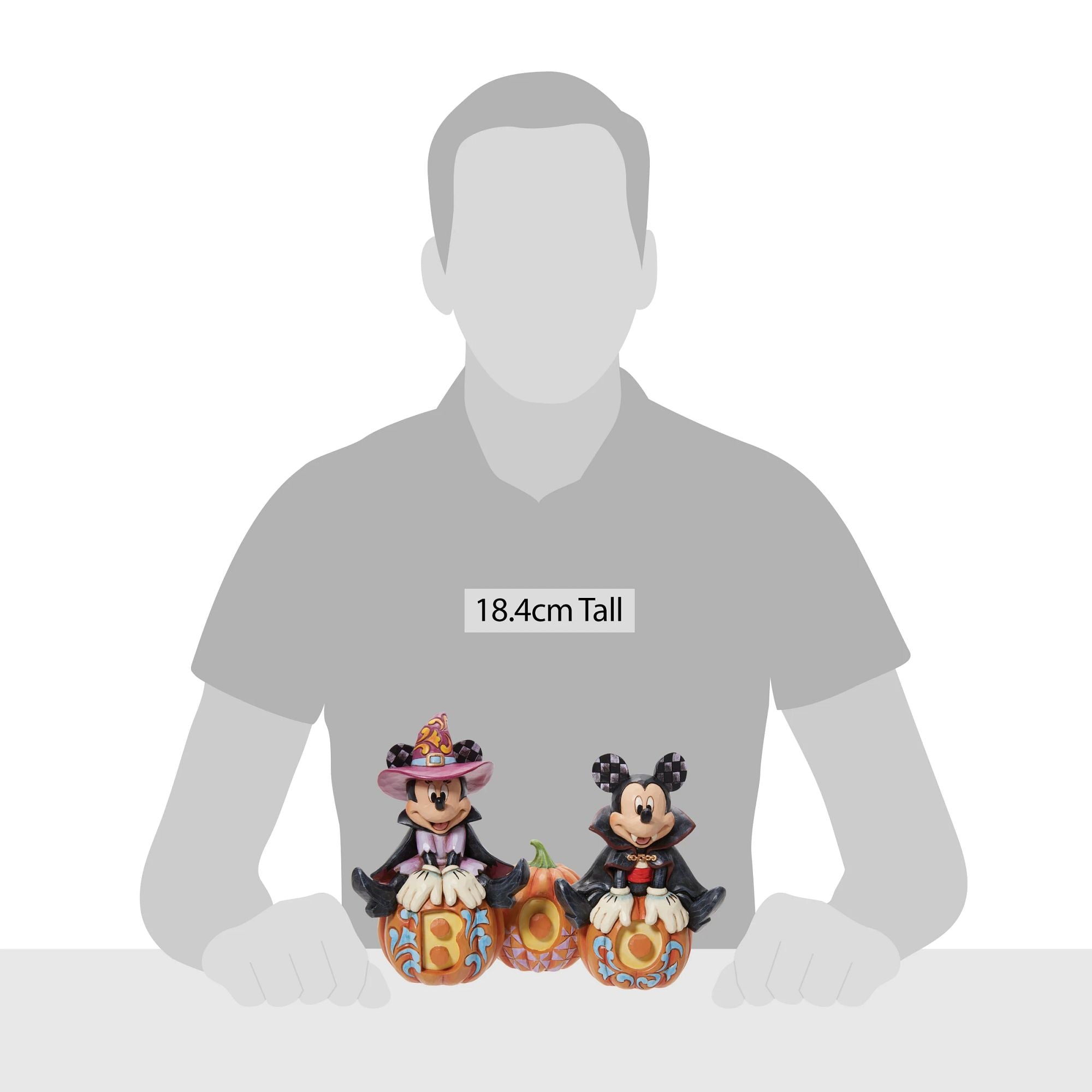 Jim Shore Disney Traditions 2024 Minnie and Pumpkin figurine