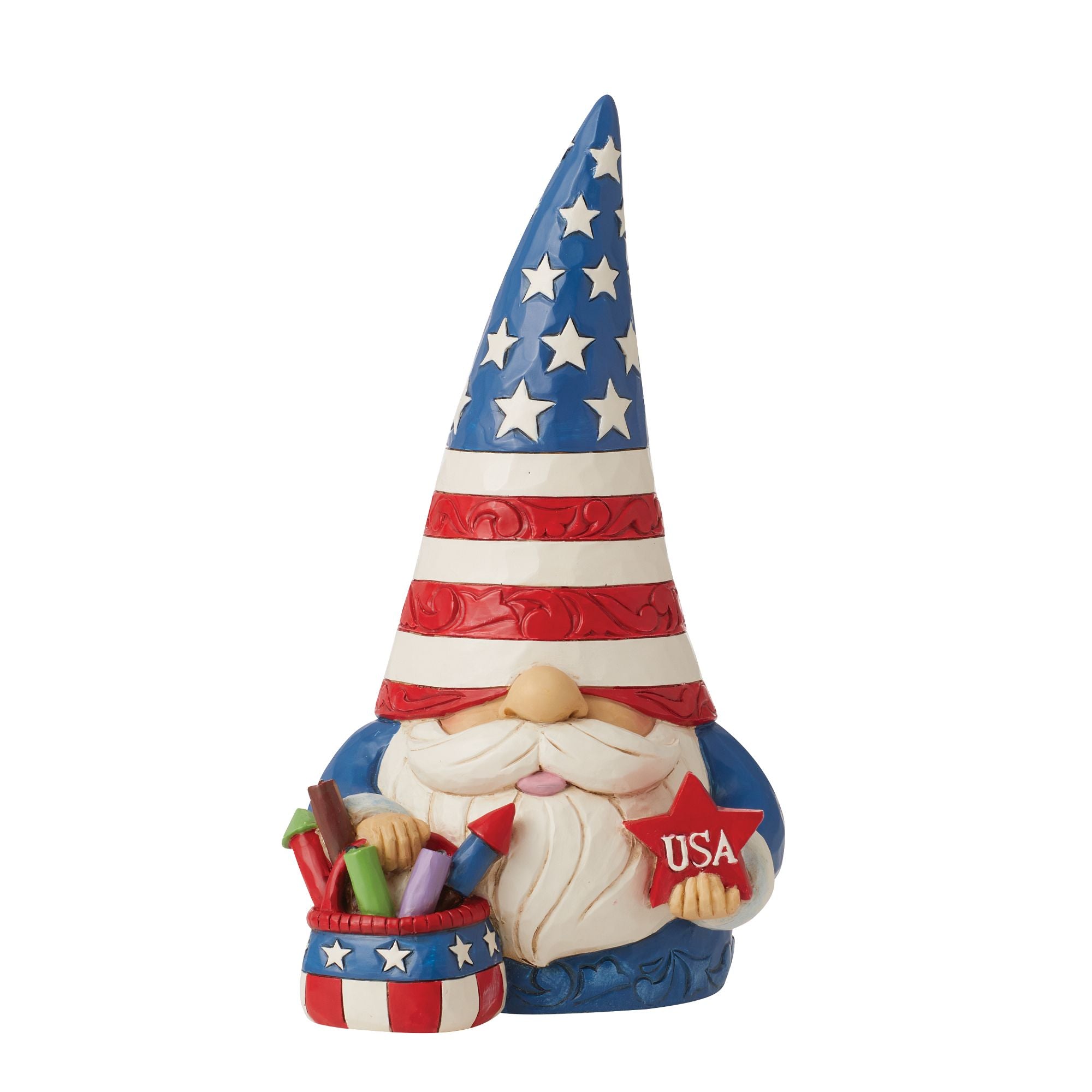 Patriotic Gnome Fireworks Fig