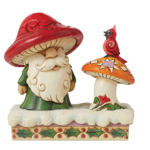 Santa by Mushroom and Bird