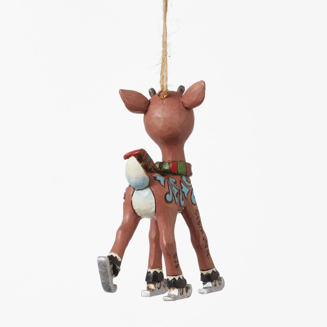 Rudolph Ice Skating Ornament