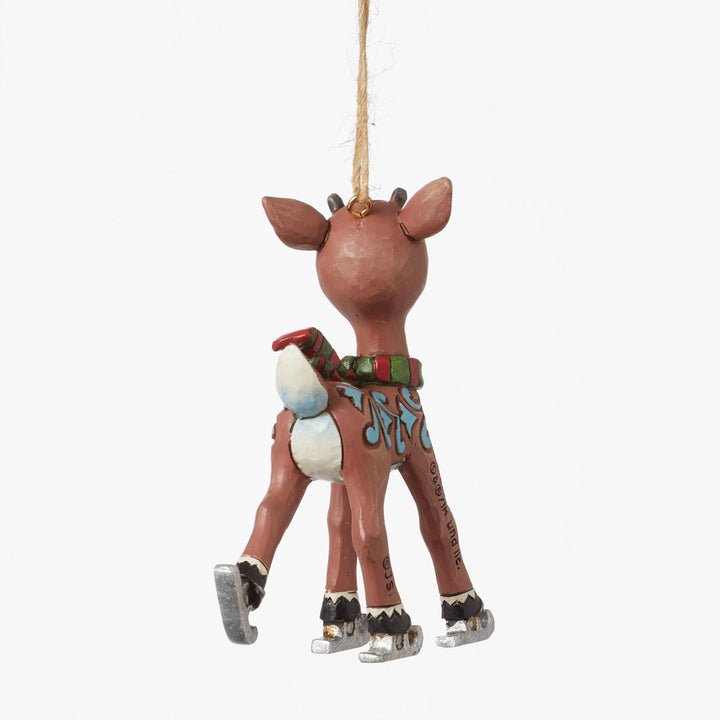 Rudolph Ice Skating Ornament