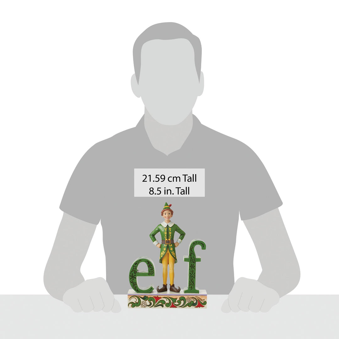 Buddy Elf Standing Elf Word