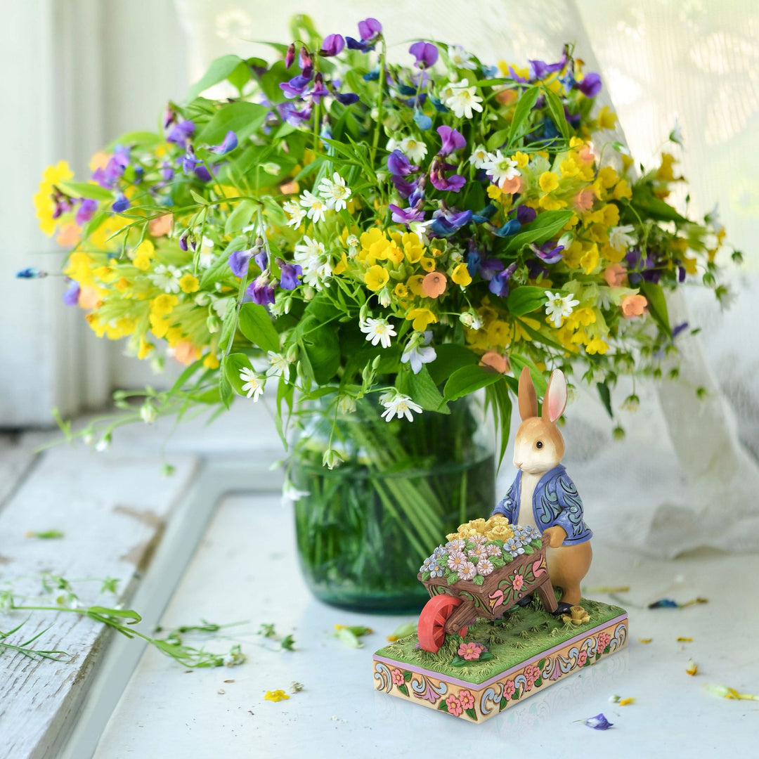 Peter Rabbit with Wheelbarrow