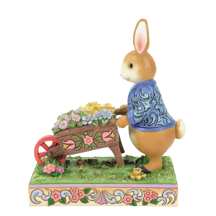 Peter Rabbit with Wheelbarrow