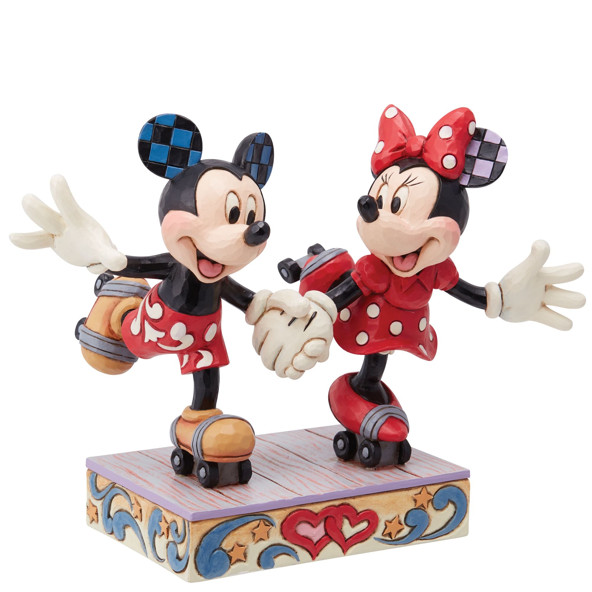 Disney Parks Jim Shore Christmas Figurine Mickey & store Minnie Skating