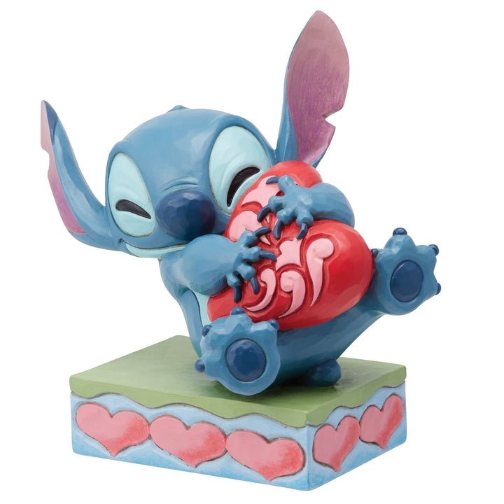 Stitch Hugging Heart