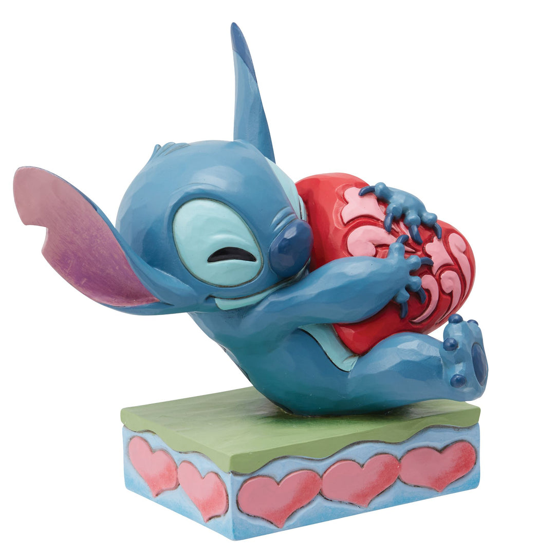 Stitch Hugging Heart