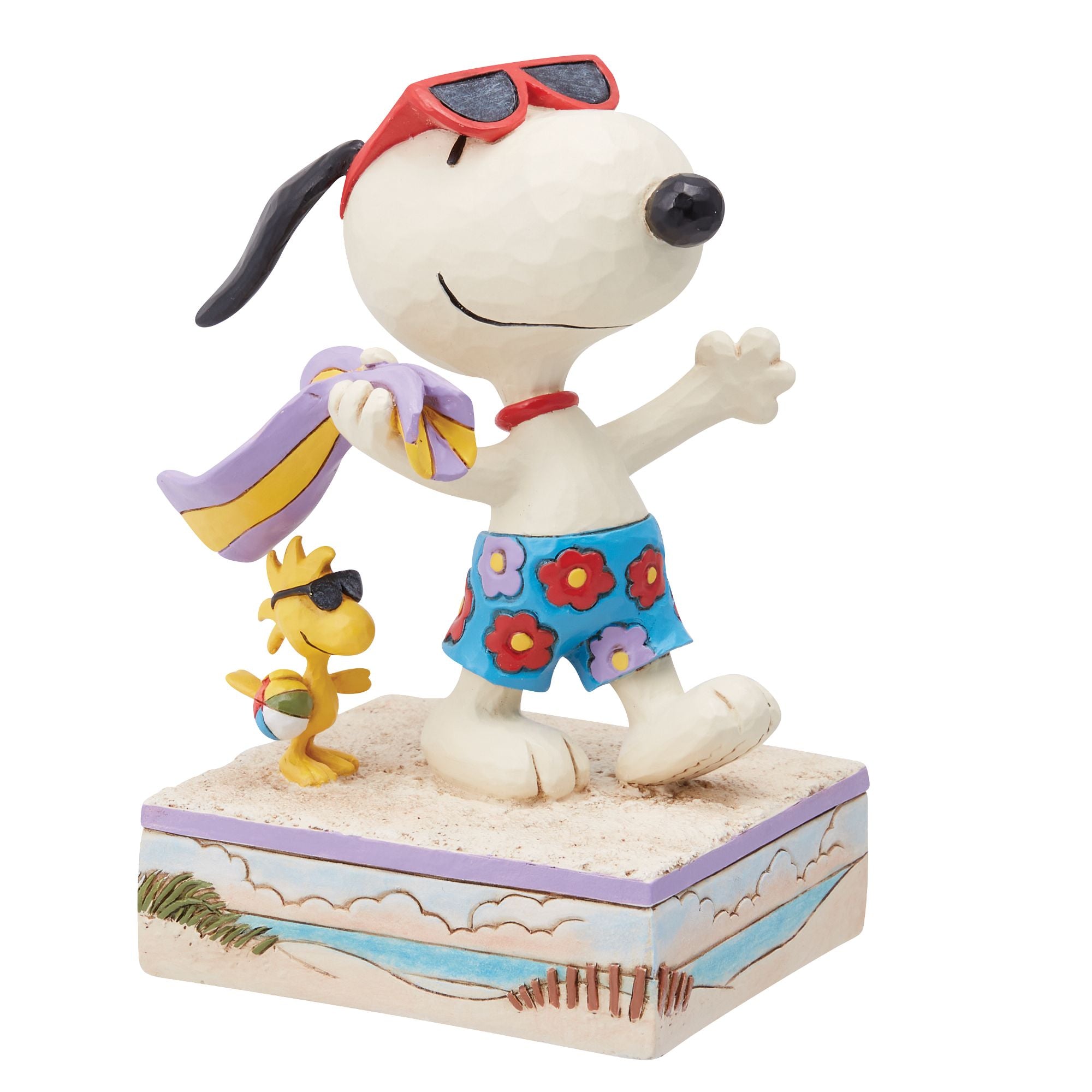 Snoopy & Woodstock at Beach – Jim Shore