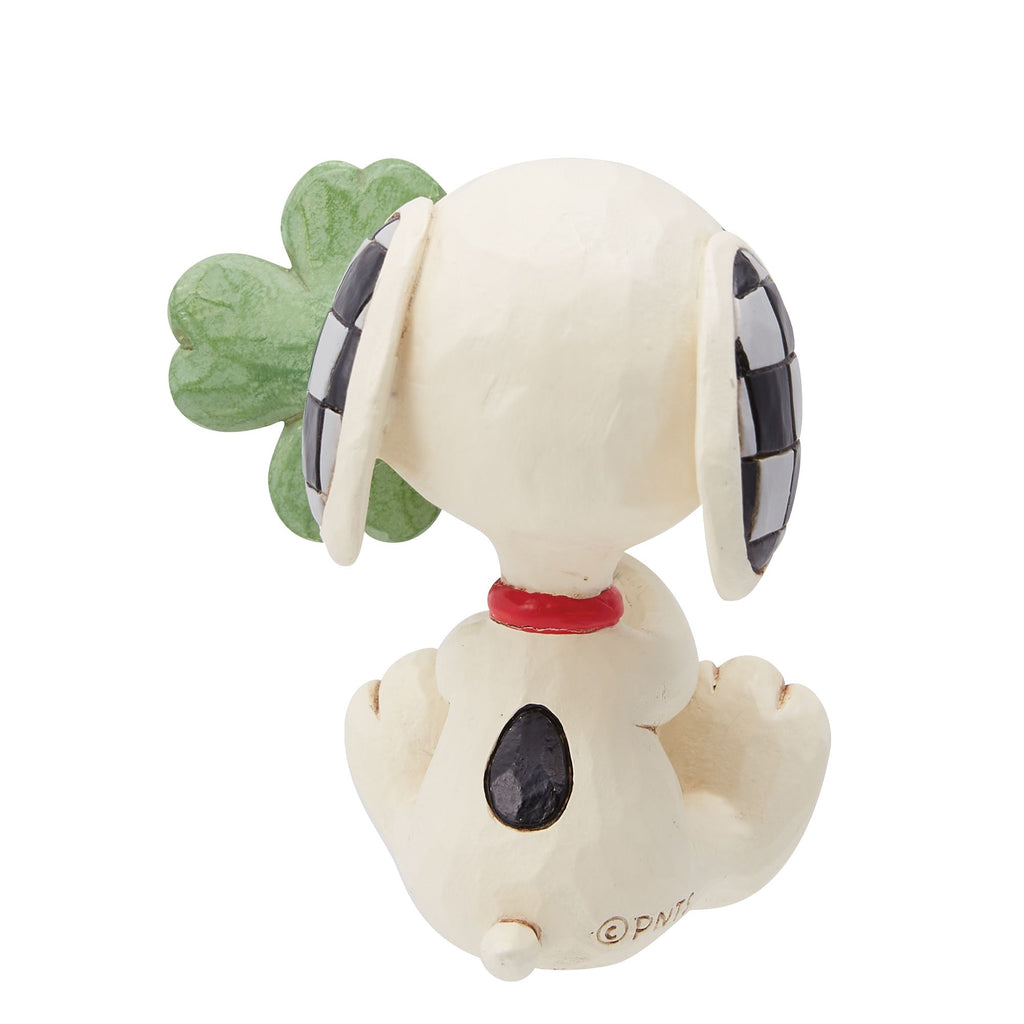Snoopy with Clover Mini – Jim Shore