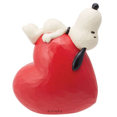 Snoopy Laying On Heart