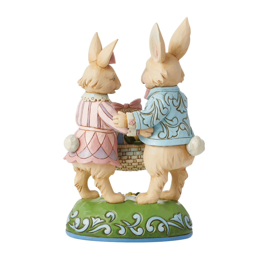 Bunny Couple with Basket Fig
