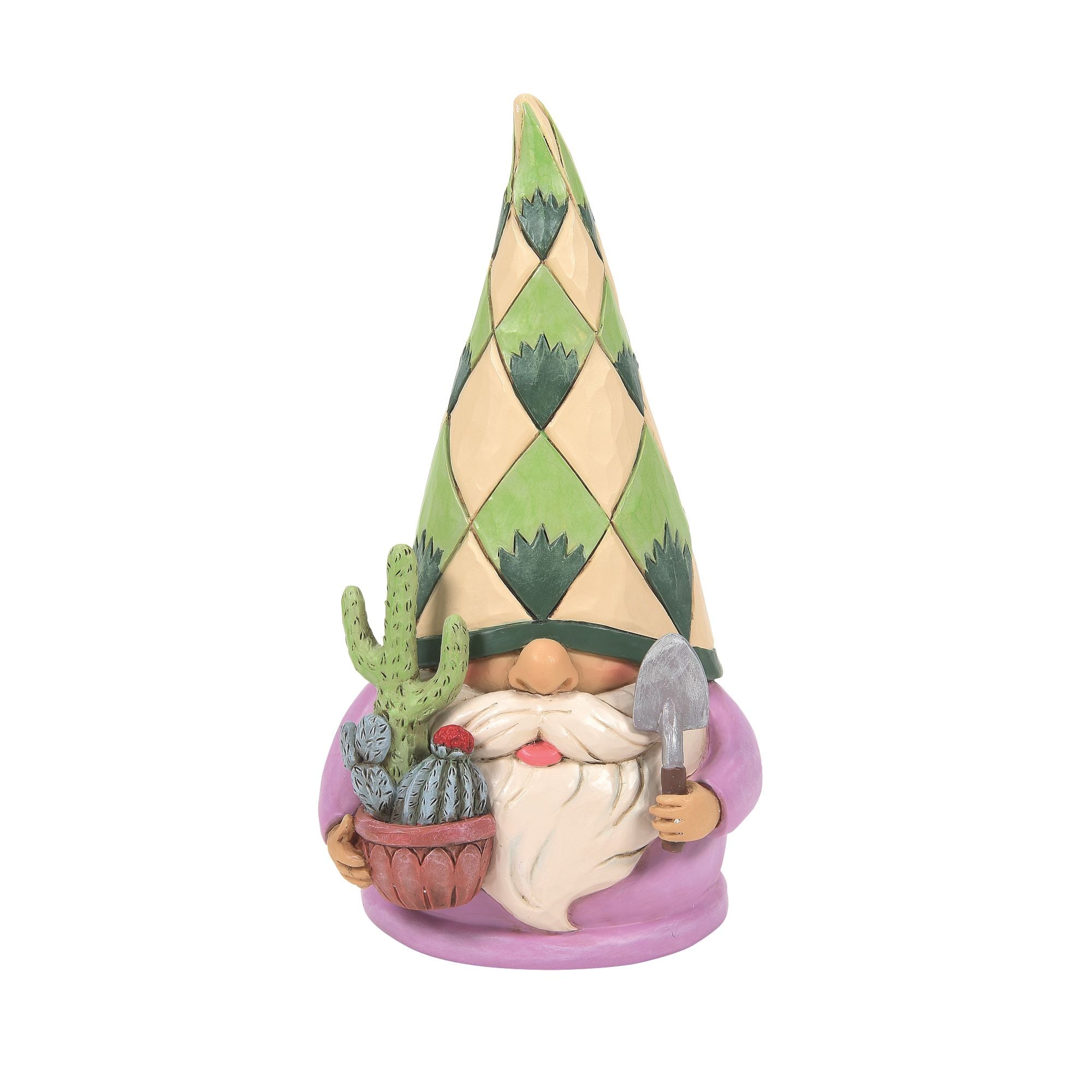 Jim Shore 2 store sided Naughty/Nice gnome & 3 mini gnomes