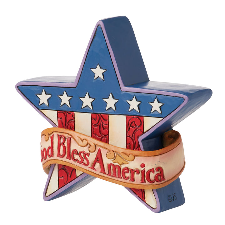 Mini Patriotic Star Figurine