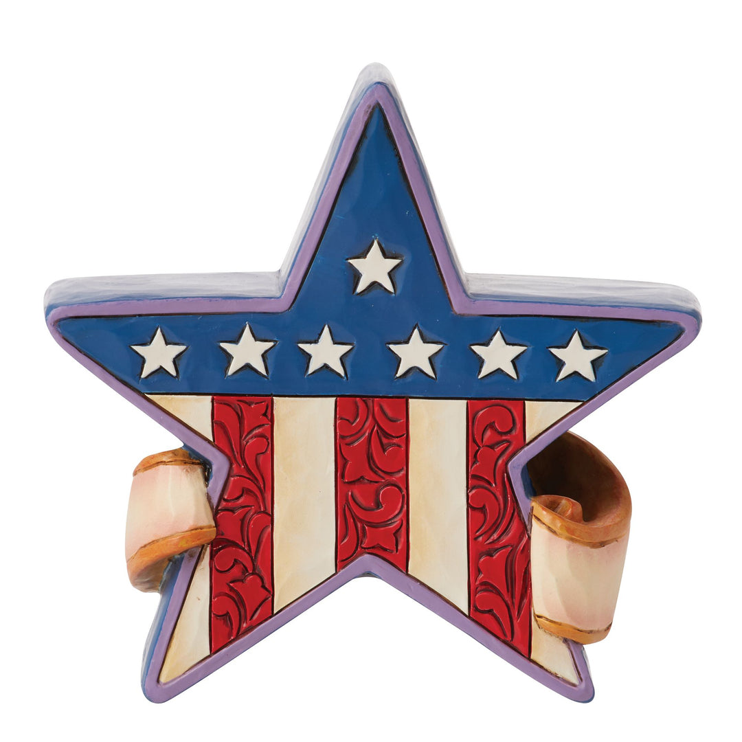 Mini Patriotic Star Figurine