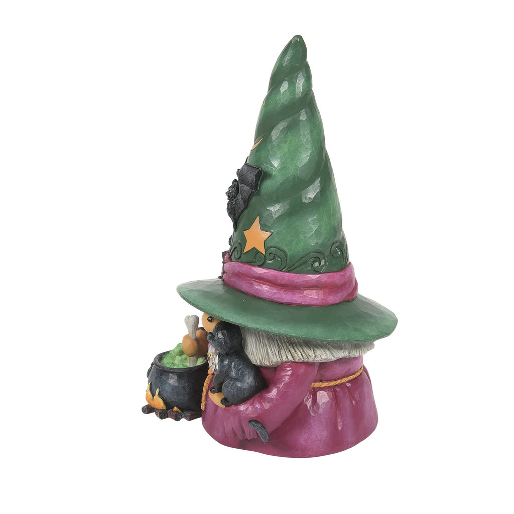 Witch Gnome with Cauldron Fig