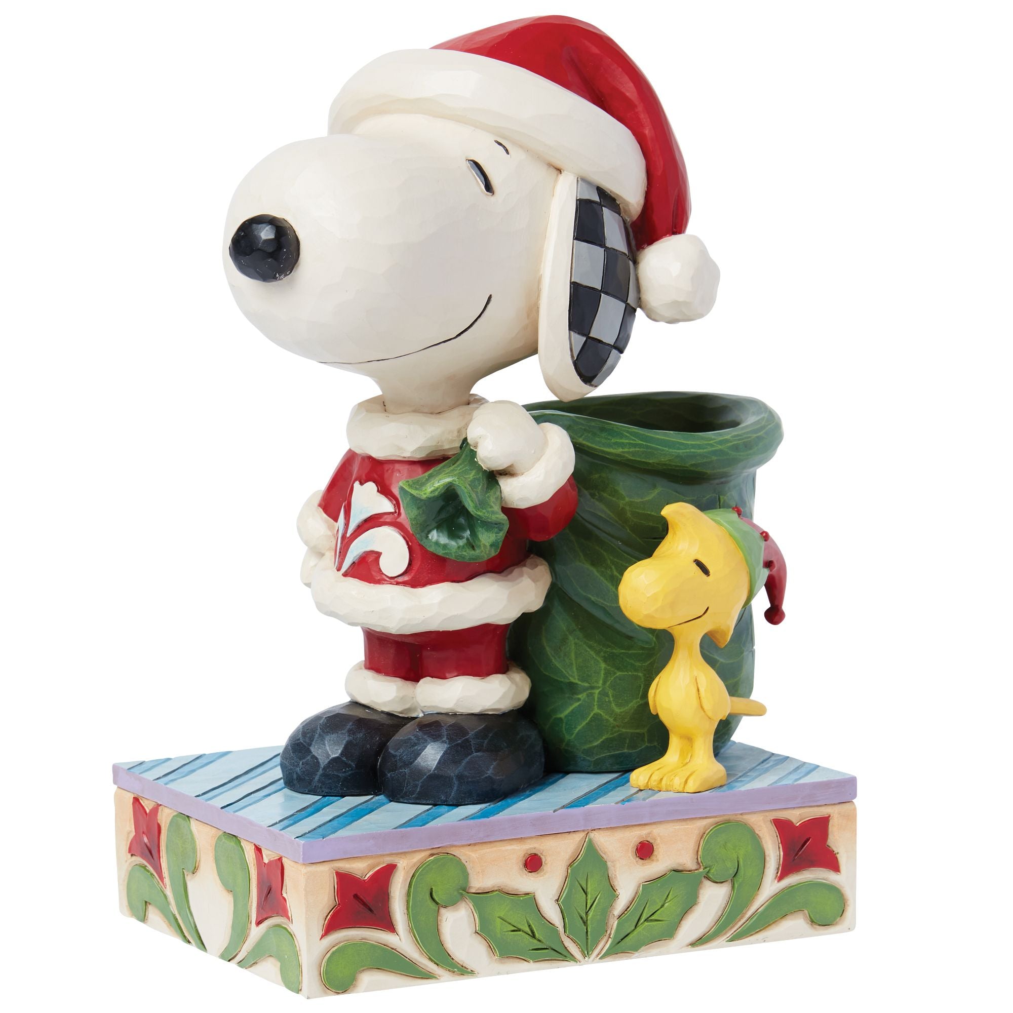 Snoopy Santa and Elf Woodstock – Jim Shore