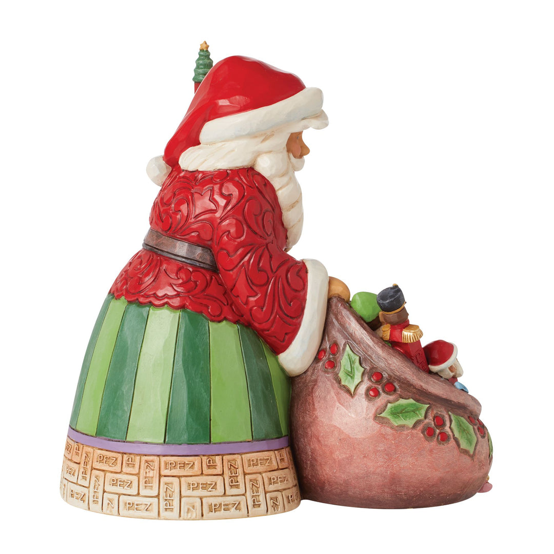 Santa with PEZ Toy Bag