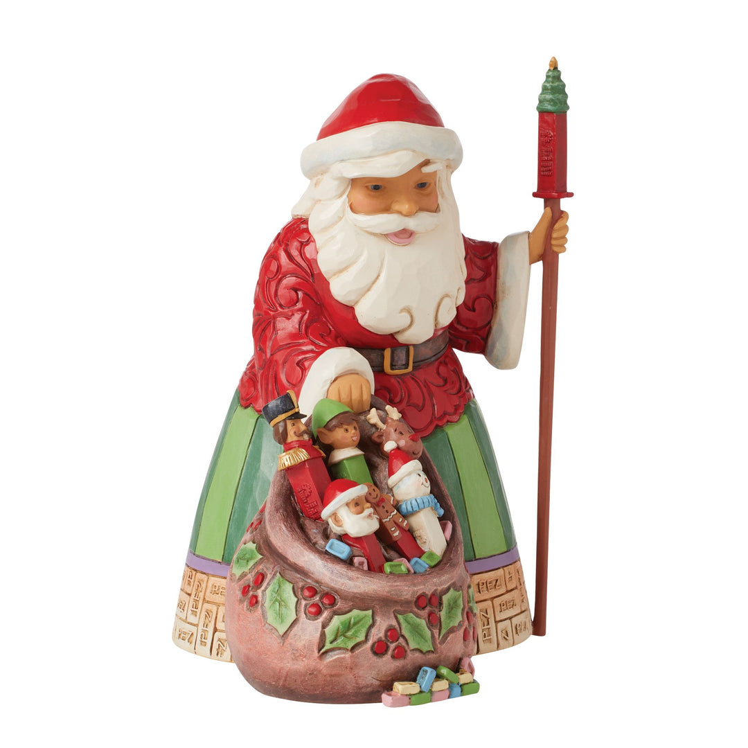 Santa with PEZ Toy Bag