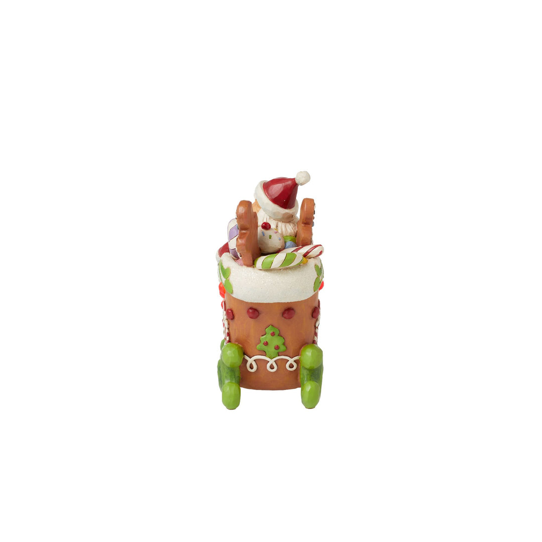 Gingerbread Santa LED Fig