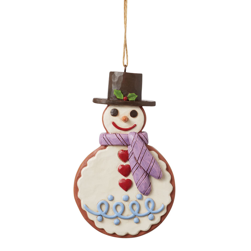Gingerbread Snowman Ornament