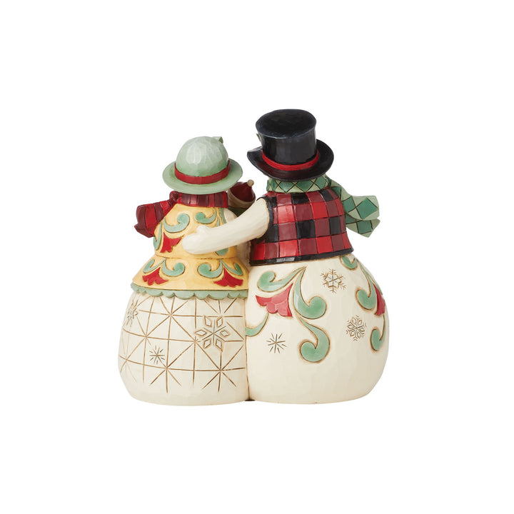 Highlnd Gln Snowmen Family Fig