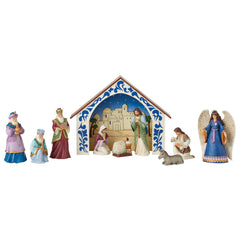 10 PC Nativity Set Figurines