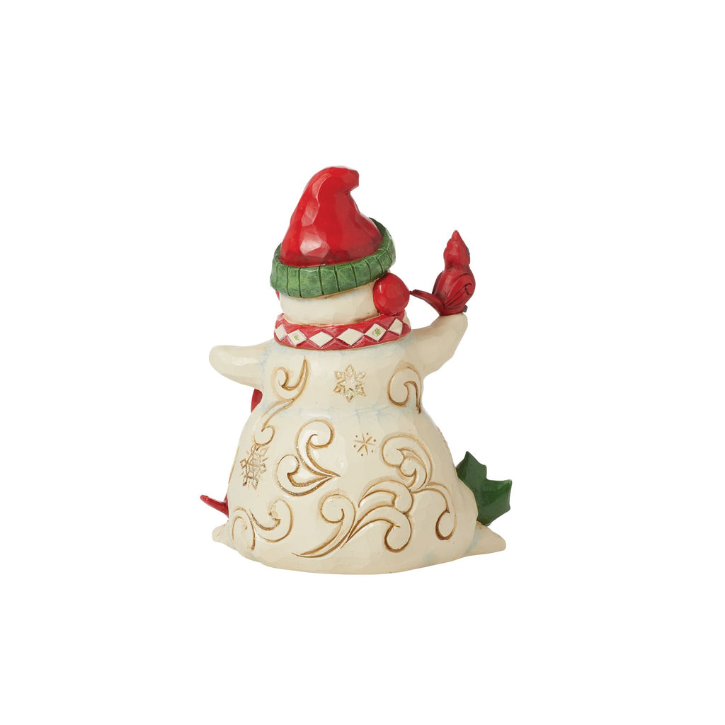 Snowman with Earmuffs Figurine