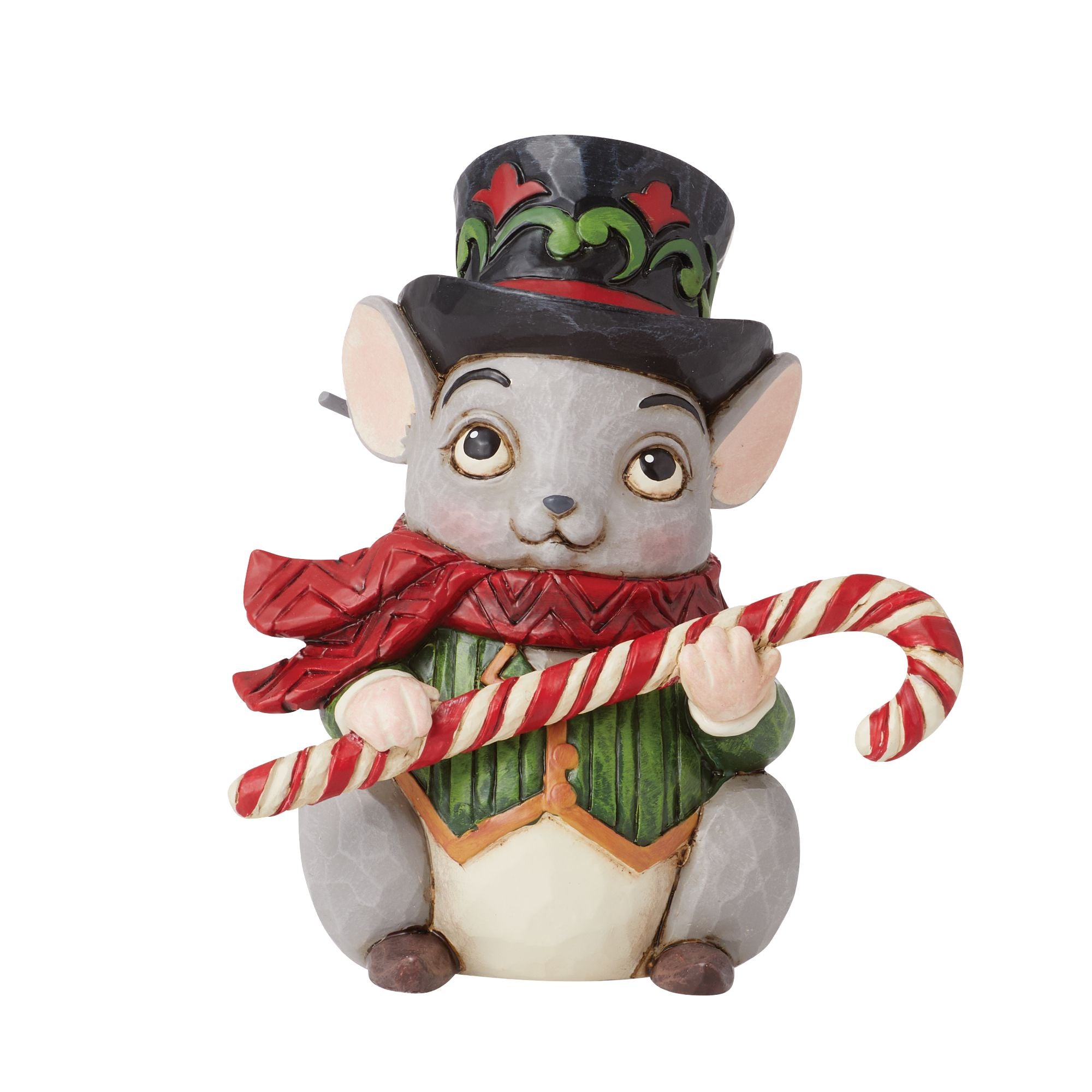 Mini Christmas Mouse Figurine