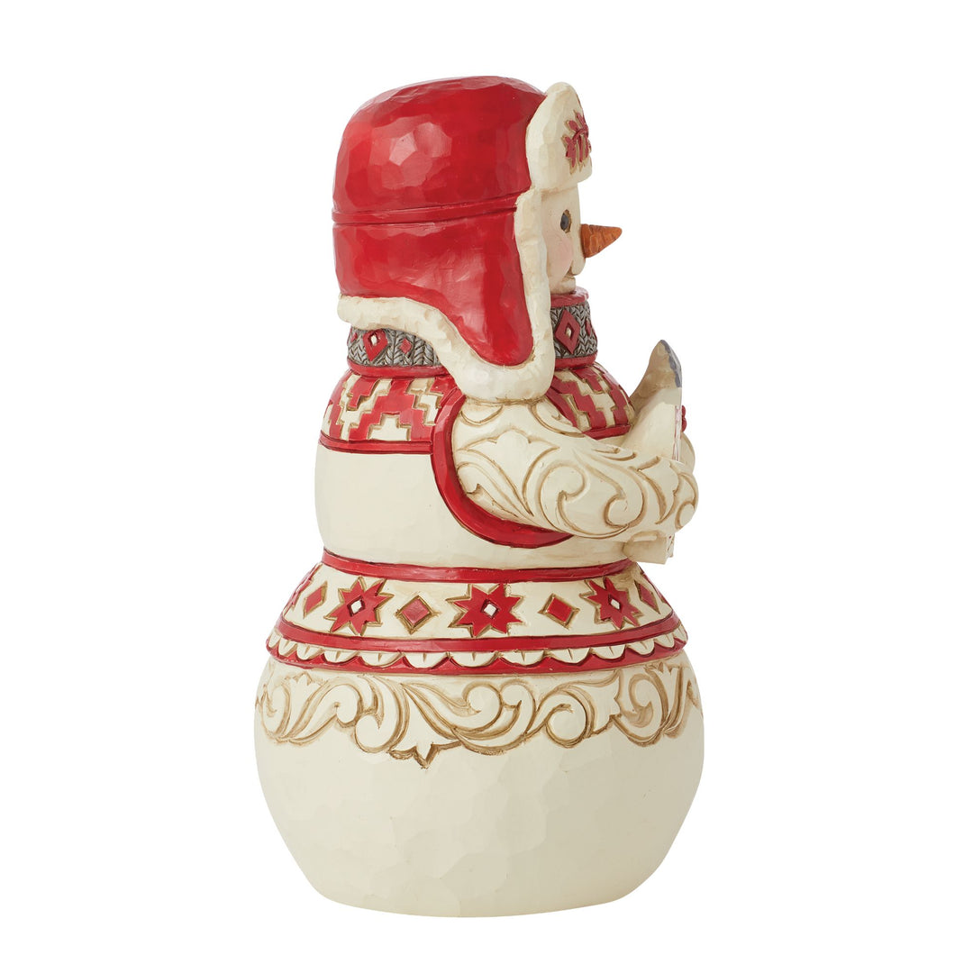 Nordic Noel Snowman Noel Sign