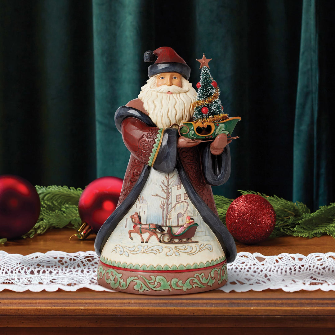 Holiday Manor Santa Sled Fig