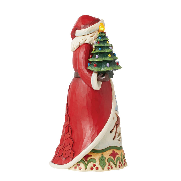 Santa Vintage LED Tree Fig