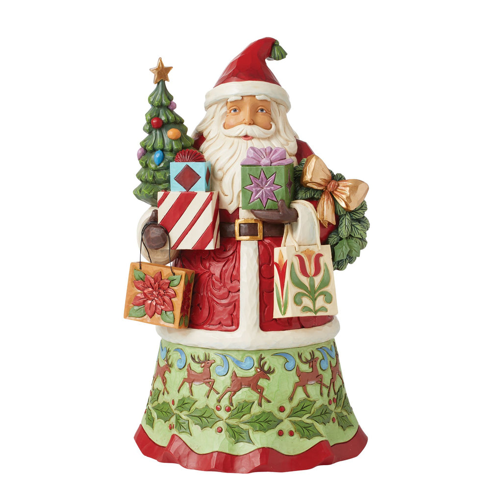 Santa with Gifts Bags Figurine