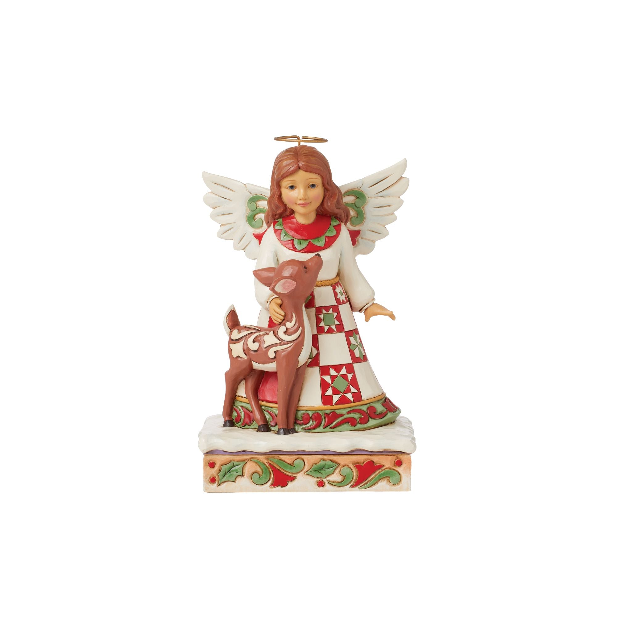 Jim Shore Christmas Angel Figurine Christmas Joy best Is Evergreen 4049792