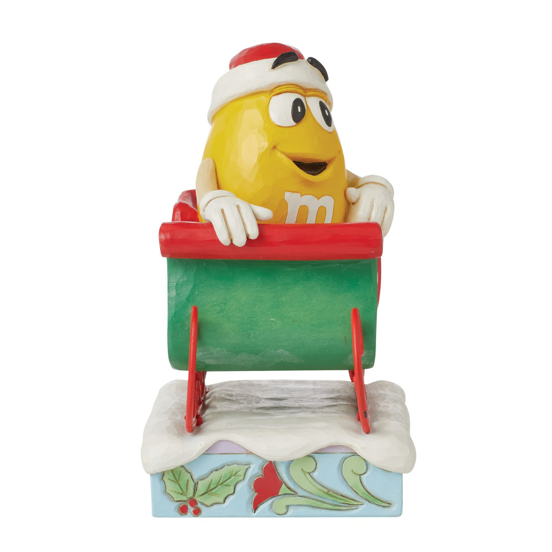 M&M'S Yellow Charact in Sleigh