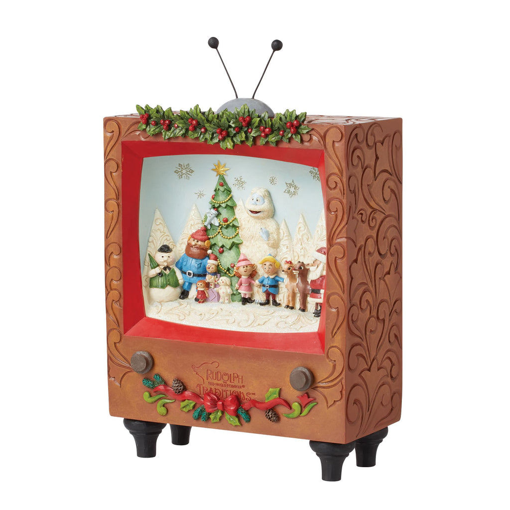 Rudolph LED Diorama TV Scene