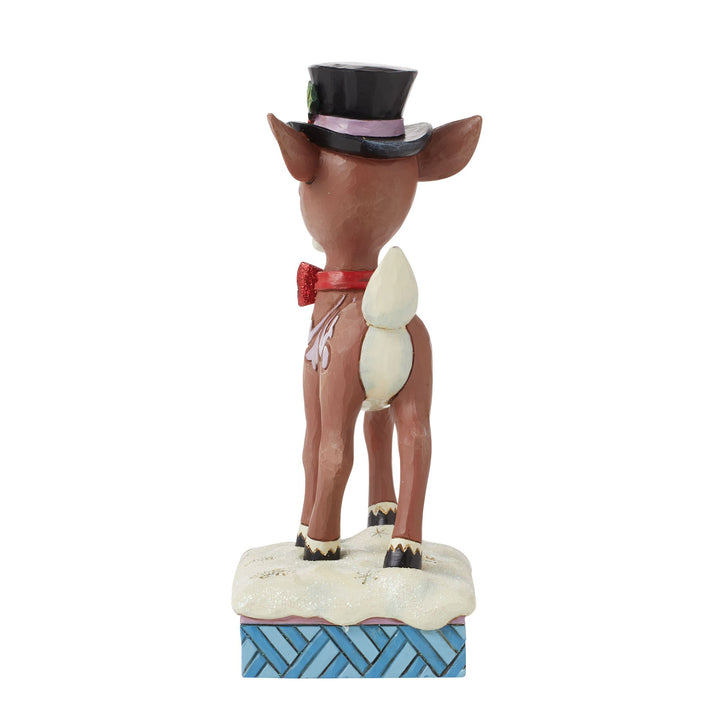 Rudolph in Top Hat & Bowtie