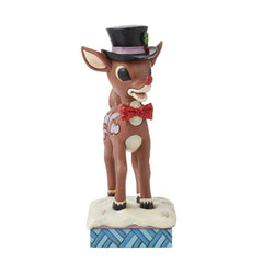 Rudolph in Top Hat & Bowtie