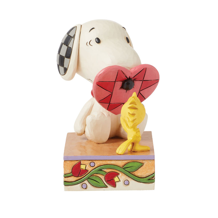 Snoopy with Nose Through Heart