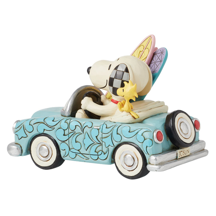 Snoopy & Woodstock in Car Surf