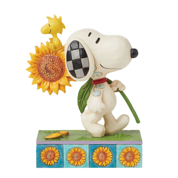 Snoopy & Woodstock w/ Sunflowe
