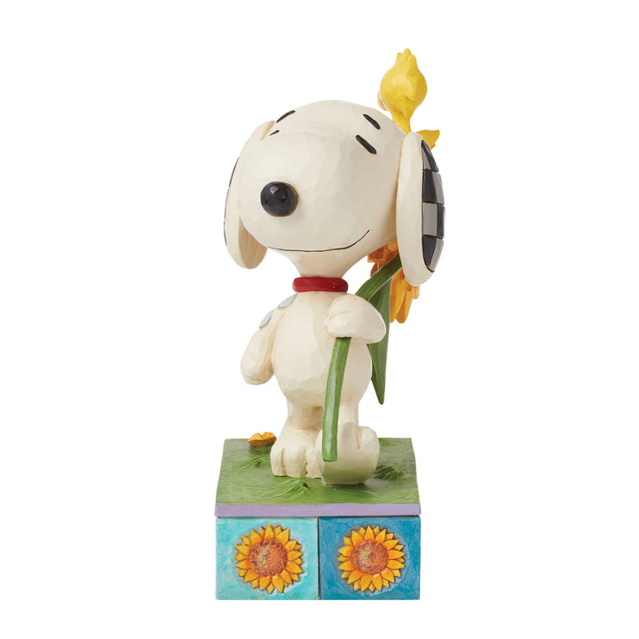 Snoopy & Woodstock w/ Sunflowe