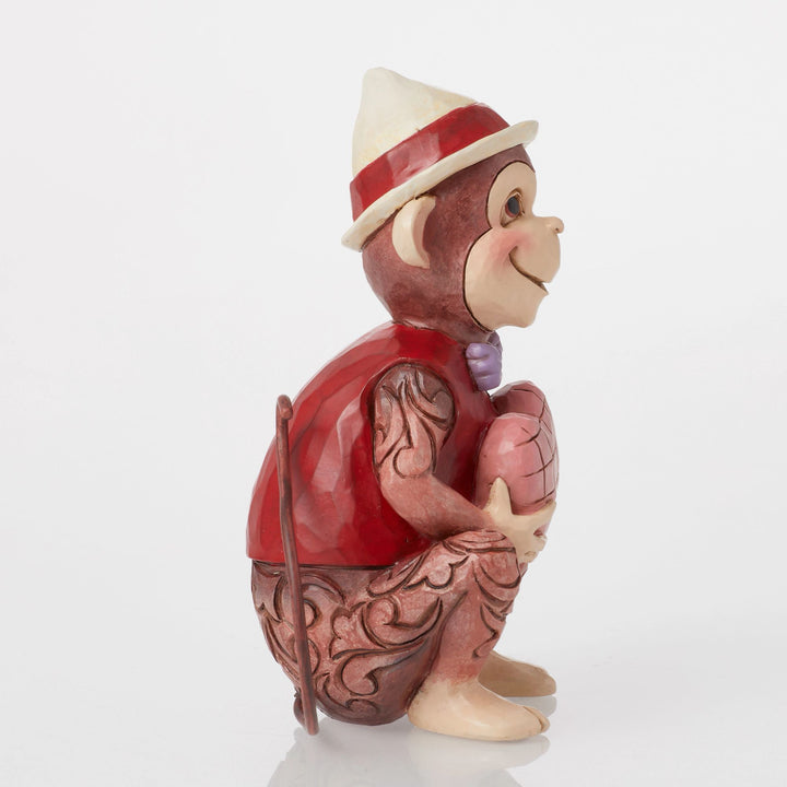 Monkey with Heart Figurine