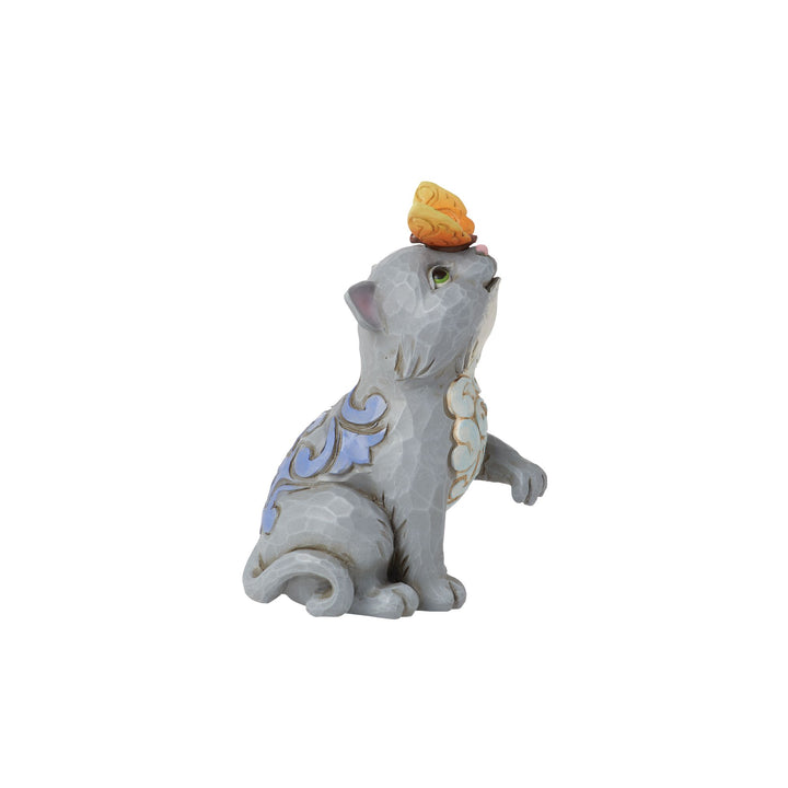 Cat and Butterfly Mini Fig