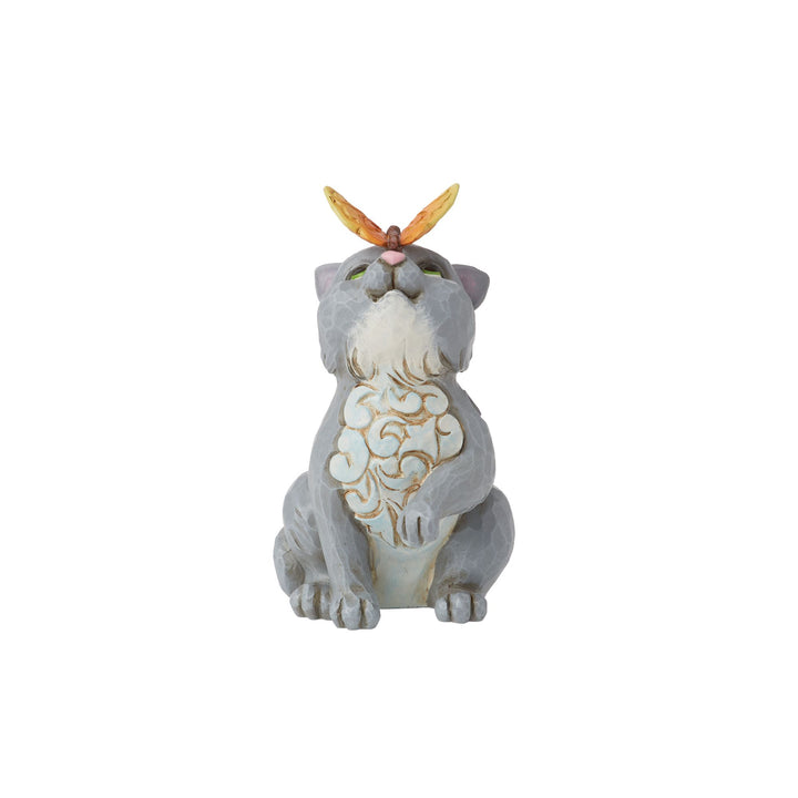 Cat and Butterfly Mini Fig