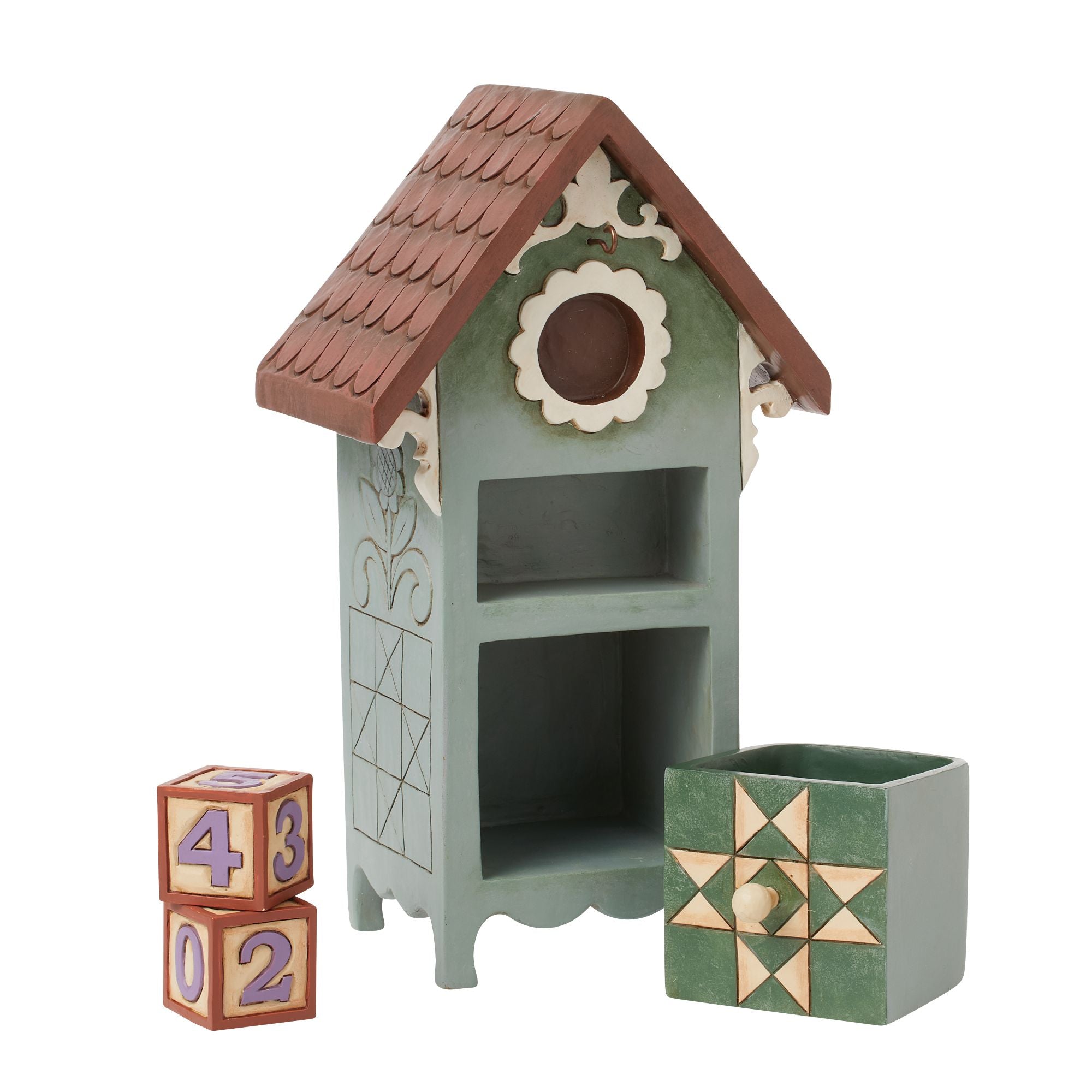 Birdhouse Perpetual Calendar Jim Shore