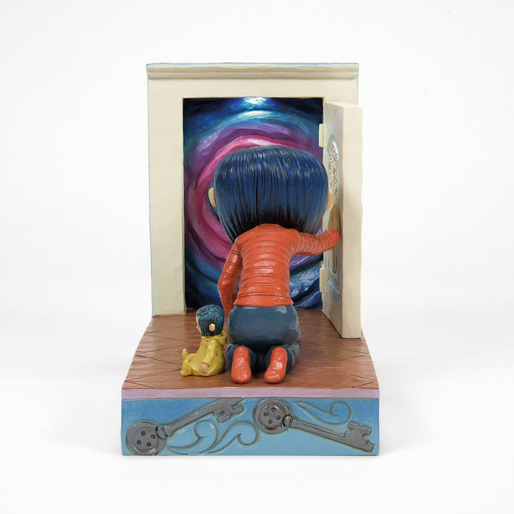 Coraline Kneeling Down Door