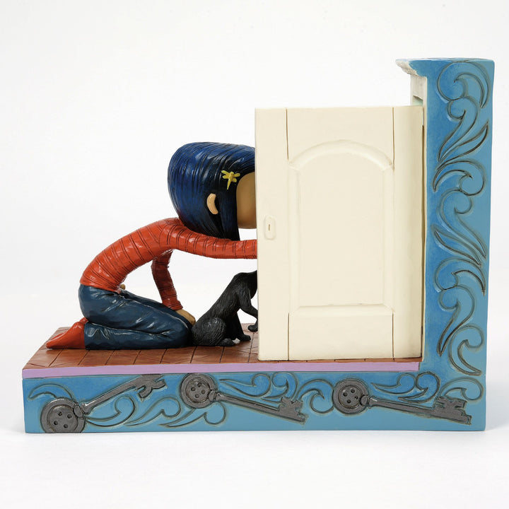 Coraline Kneeling Down Door