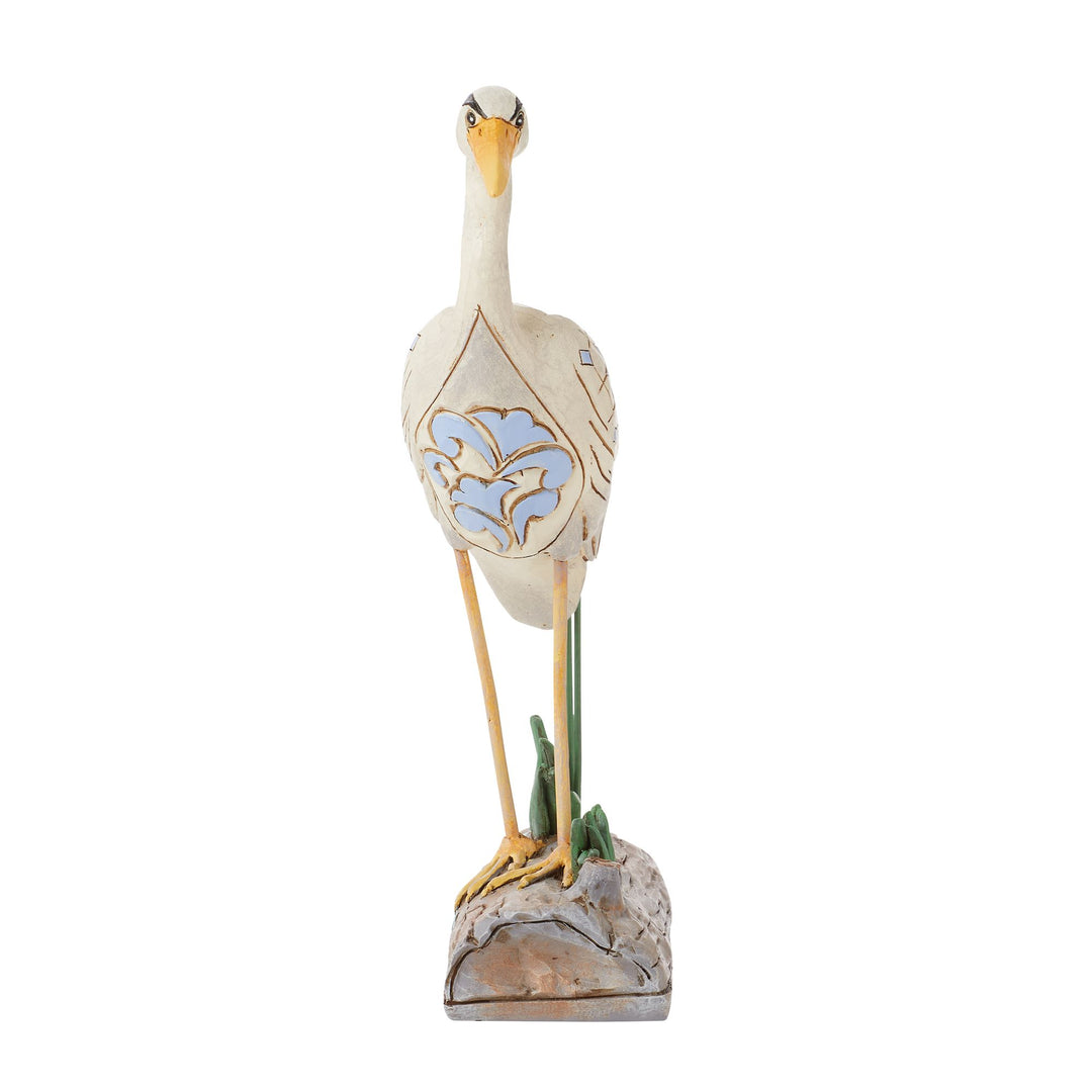 Blue Heron Bird Figurine