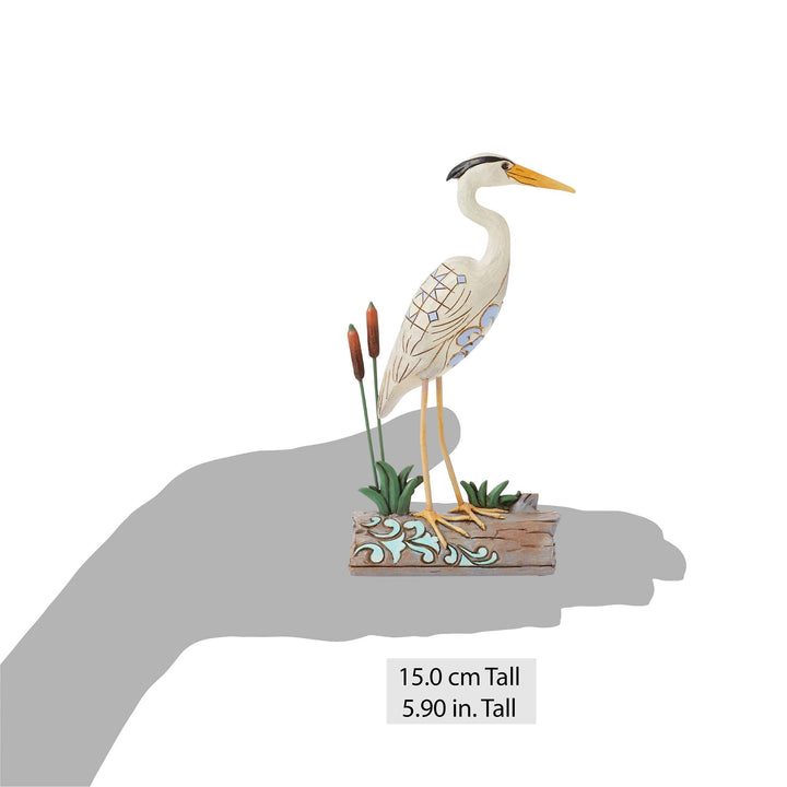 Blue Heron Bird Figurine