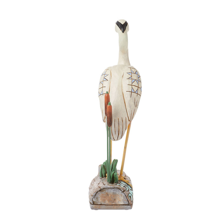 Blue Heron Bird Figurine